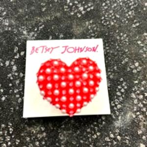Betsey Johnson Heart Ring